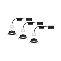 Paulmann 93084 Nova mini LED-inbouwlamp LED 12 W Zwart - thumbnail