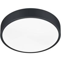 LED Plafondlamp - Plafondverlichting - Trion Wilson - 28W - Aanpasbare Kleur - Dimbaar - Rond - Mat Zwart - Aluminium - thumbnail