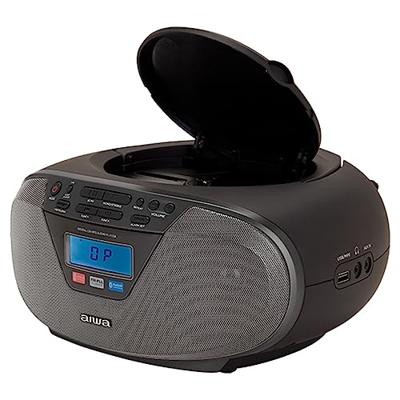 Aiwa BBTU-400BK draagbare stereo-installatie Analoog & digitaal 6 W FM Zwart MP3 afspelen