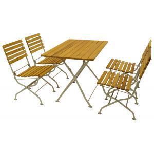 Innsbruck houten tuinset - Robina hout Gegalvaniseerd platstaal - Bruin Innsbruck houten tuinset - Robina hout Gegalvaniseerd platstaal - Bruin