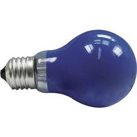 Gekleurde lamp blauw 15W E27 grote fitting vorm standaard 230V dimbaar - thumbnail