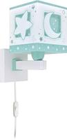 Dalber Groene wandlampMoonlight voor kinderkamer - 63239H - thumbnail
