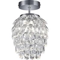 LED Plafondlamp - Plafondverlichting - Trion Pret - E14 Fitting - Rond - Glans Chroom - Aluminium - thumbnail