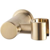 Wiesbaden Kantelbare Wandhanddouchehouder - Geborsteld Messing - thumbnail