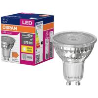 OSRAM HOMELIGHTING 4058075096646 LED-lamp Energielabel F (A - G) GU10 Reflector 6.9 W = 80 W Warmwit (Ø x h) 50 mm x 50 mm 1 stuk(s) - thumbnail