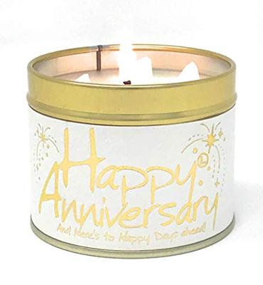 Lily Flame Geurkaars in blik-happy anniversary