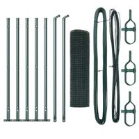 VidaXL Afrasteringspaal groen 10 x 0,4 m (25 x 25 mm gaas) - thumbnail