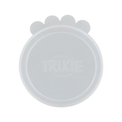 TRIXIE DEKSEL VOOR BLIK SILICONEN TRANSPARANT 7,6 CM 4X2 ST