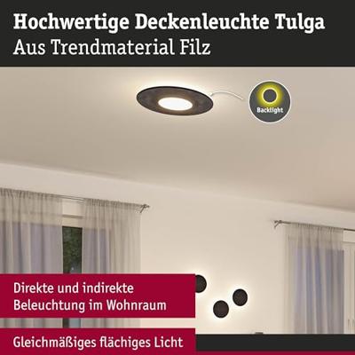 Paulmann 79990 Tulga LED-plafondlamp LED 32.5 W Antraciet - thumbnail