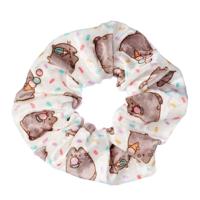 Pusheen Hair Scrunchie White Ice Cream - thumbnail