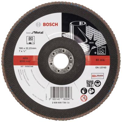 Bosch Accessories 2608607320 X571 Lamellenschijf Diameter 125 mm Boordiameter 22.33 mm Korrelgrootte (num) 120 Staal 1 stuk(s)
