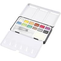 Creativ Company Art aqua aquarelverf metallic, 12 kleuren - thumbnail