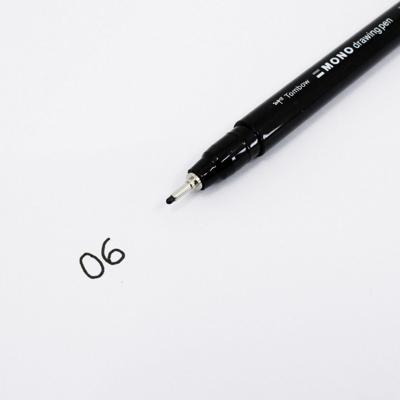 Tombow • fineliner mono drawing pen, line width 06 (approx. 0.50 mm), black