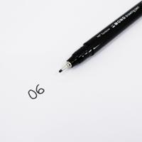 Tombow • fineliner mono drawing pen, line width 06 (approx. 0.50 mm), black - thumbnail