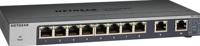 NETGEAR GS110MX 10-poorts Gigabit/10G Ethernet LAN unmanaged switch (met 2x 10G/multi-gig, desktop- of rekmontage met ProSAFE levenslange garantie) zwart, grijs - thumbnail