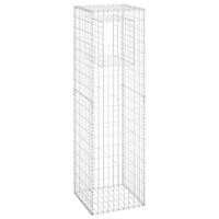 VidaXL Schanskorf paal 50x50x180 cm ijzer - thumbnail