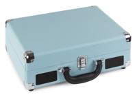 Fenton RP115 Retro Platenspeler in Koffer met Ingebouwde Speakers, Bluetooth en USB - Blauw - thumbnail