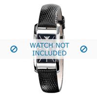 Armani horlogeband AR0731 Leder Donkerbruin 14mm - thumbnail