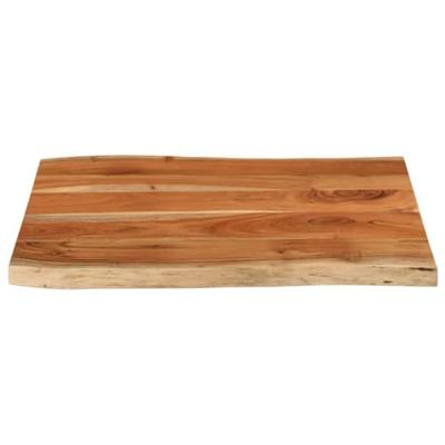 Tafelblad rechthoekig natuurlijke rand 90x60x2,5 cm acaciahout