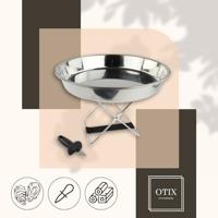 OTIX Oesterbord Oesterset met Oestermes Inklaptafel en Schaal Kreef... - thumbnail