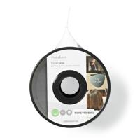 Coaxkabel | RG59U | 10,0 m | Minirol | Wit - thumbnail