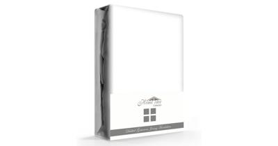 Dreamhouse Dubbel Jersey 220 gr. Hoeslaken Wit 80/100 x 220 cm