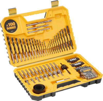 DeWalt Accessoires 100-delige schroef- boren- en gatenzagenset | dt71563-qz