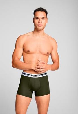 Puma Boxershorts Everyday Placed Logo 2-pack Forest Night-S