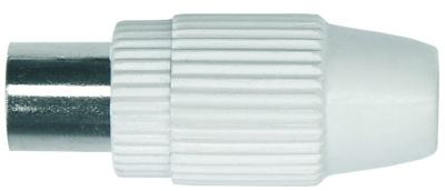 Koax-IEC-stekker Kabeldiameter: 6.8 mm