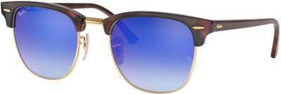 Ray-Ban CLUBMASTER FLASH LENSES GRADIENT zonnebril Vierkant Ray-Ban CLUBMASTER FLASH LENSES GRADIENT zonnebril Vierkant