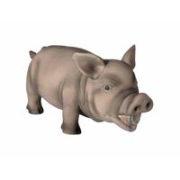 TRIXIE LATEX / POLYESTERVLIES VARKEN MET DIERENGELUID ASSORTI 21 CM 3 ST - thumbnail