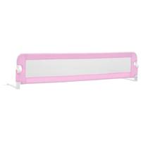 VidaXL Bedhekje peuter 180x42 cm polyester roze - thumbnail