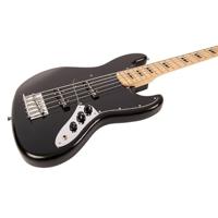 Vintage V495BLK Coaster Series 5-string Gloss Black vijfsnarige elektrische basgitaar - thumbnail
