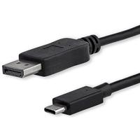 StarTech.com 1,8 m USB-C naar DisplayPort 1.2 kabel 4K 60Hz - USB-C naar DP adapterkabel/videoadapter - HBR2 - USB-C DP Alt Mode DP Monitor videokabel - Thunderbolt 3 compatibel - zwart (CDP2DPMM6B) - thumbnail