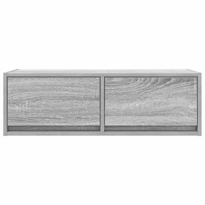 Tv-meubelen 2 st 80x31x25,5 cm bewerkt hout grijs sonoma eiken