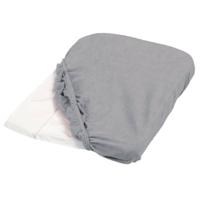 CANDIDE Sponsveranderende matrasbeschermer 50 x 75 cm - grijs - thumbnail