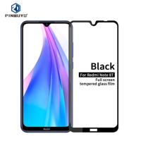 Voor Xiaomi RedMi Note 8T PINWUYO 9H 2.5 D volledig scherm gehard glas film (zwart) - thumbnail