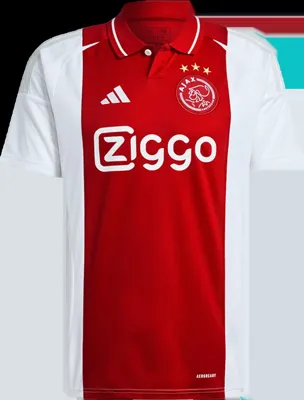 Ajax Shirt Thuis Senior 2024/2025 - Maat M - Kleur: RoodWit | Soccerfanshop