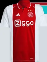 Ajax Shirt Thuis Senior 2024/2025 - Maat M - Kleur: RoodWit | Soccerfanshop - thumbnail