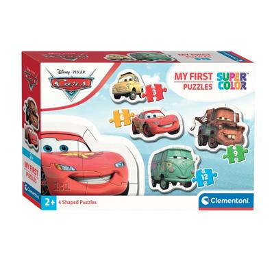 Clementoni Disney Cars puzzelset mijn eerste auto's - 3 + 6 + 9 + 12 stukjes