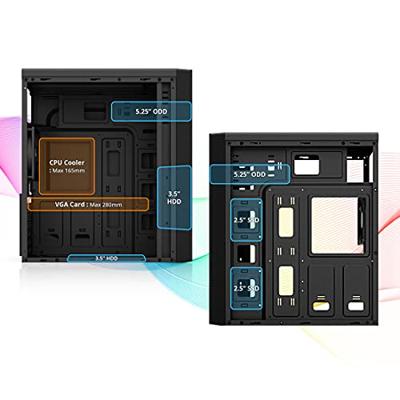 ZALMAN T6 Zwart - Koffer zonder voeding - Middelste toren - ATX-formaat ZALMAN T6 Zwart - Koffer zonder voeding - Middelste toren - ATX-formaat