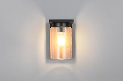 Trio WandlampArdila zwart met hout - 211660135
