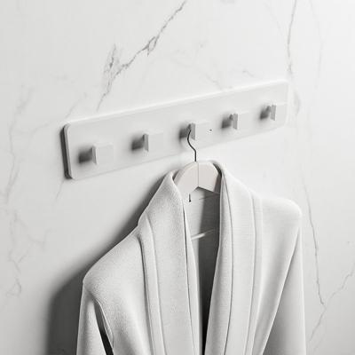 MONDIAZ EASY Handdoekhaakjes 45cm solid surface kleur Talc