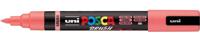 Uni Posca paintmarker PC-5BR, 1 - 4 mm, penseel punt, koraal - thumbnail