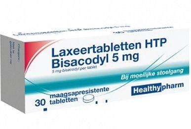 Healthypharm Laxeer bisacodylum 5mg 30 Tabletten