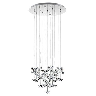 Stars of Light Design hanglampPianopoli 15-lichts 50cm grijs - 93662