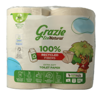 Toiletpapier 3-laags 4 Stuks - thumbnail