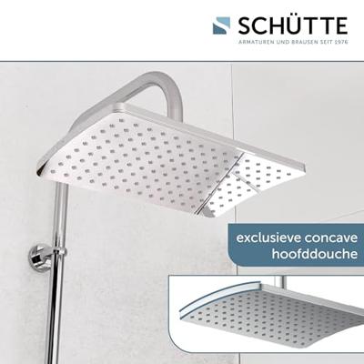 Opbouw Regendoucheset Schutte Mallorca Chroom Opbouw Regendoucheset Schutte Mallorca Chroom