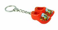 Sleutelhanger klompje dubbel oranje - thumbnail