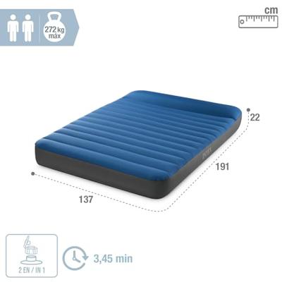 Intex TruAire Dura-Beam Full Luchtbed Blauw, Grijs 64012 Belastbaarheid (gewicht) (max.) 272 kg - thumbnail